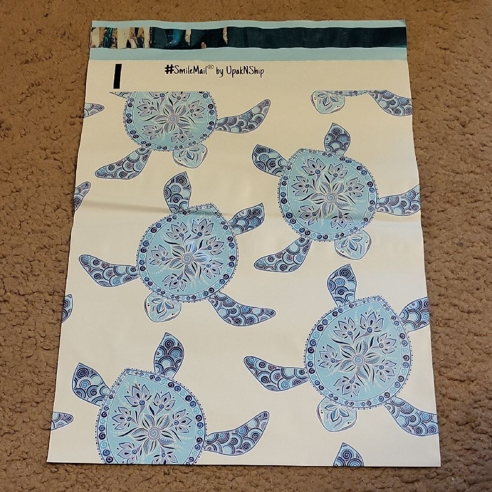 Turtle Print Mailer Bag